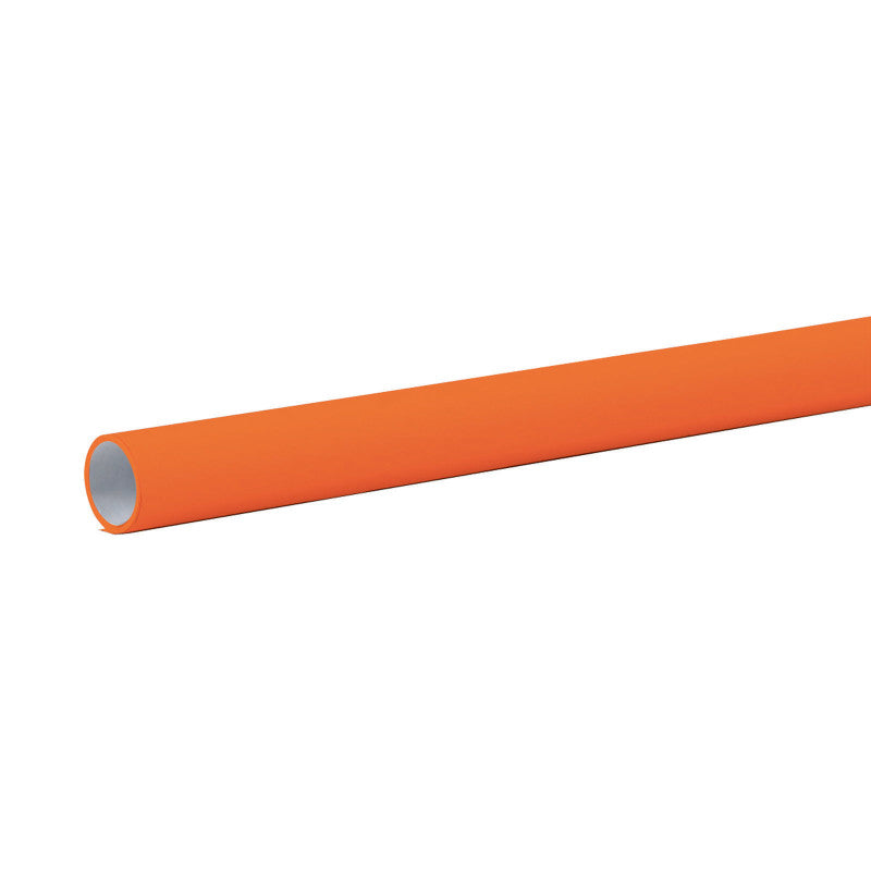 FADELESS - Bulletin Board Art Paper, Orange, 48" x 12', 4 Rolls