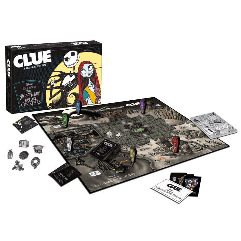 USAOPOLY - CLUE®: Disney Tim Burton's The Nightmare Before Christmas