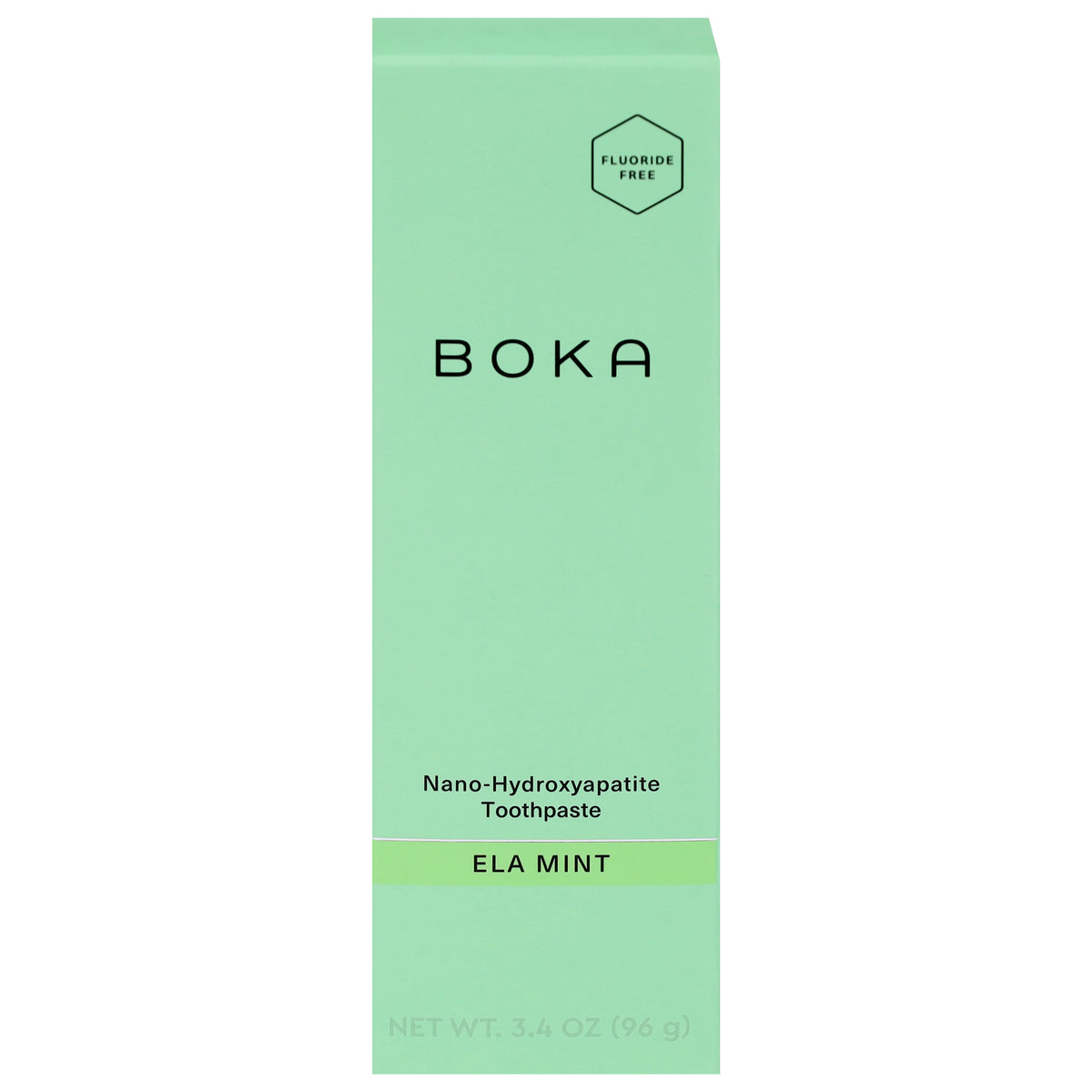 Boka Nano-Hydroxyapatite Ela Mint Toothpaste 3.4 oz - Case of 1