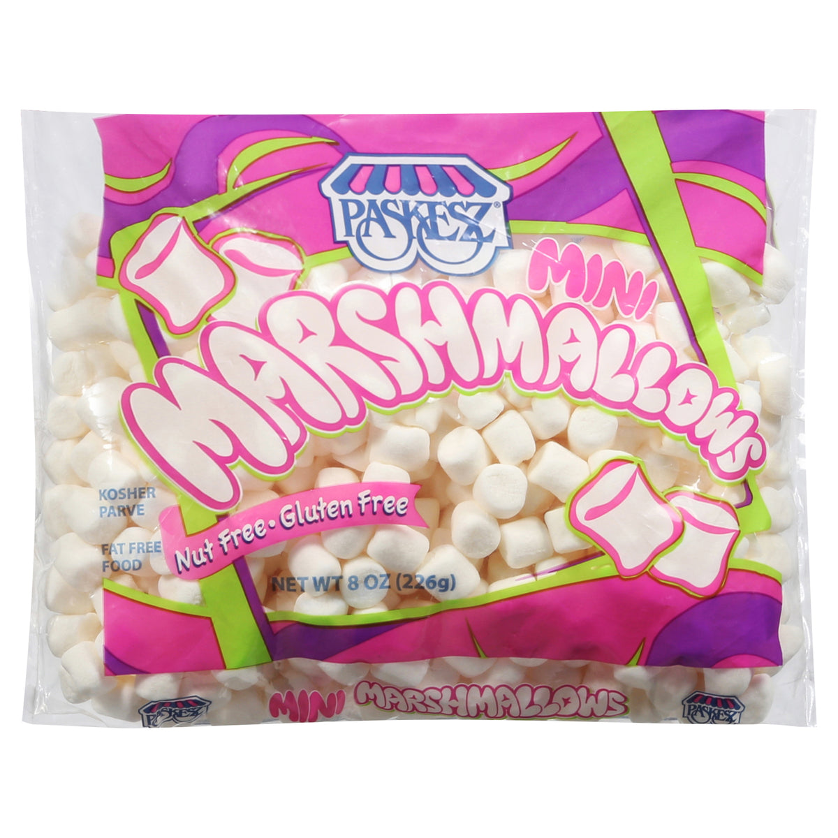 Paskesz Marshmallow Mini 8 oz - Case of 12