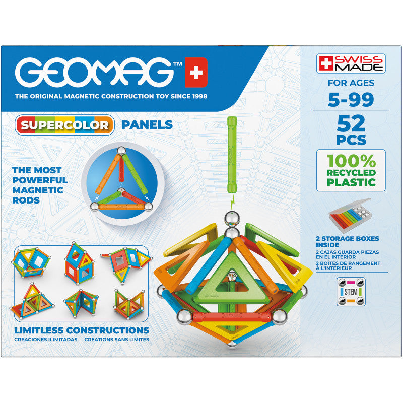 GEOMAG - Supercolor Recycled, 52 Pieces