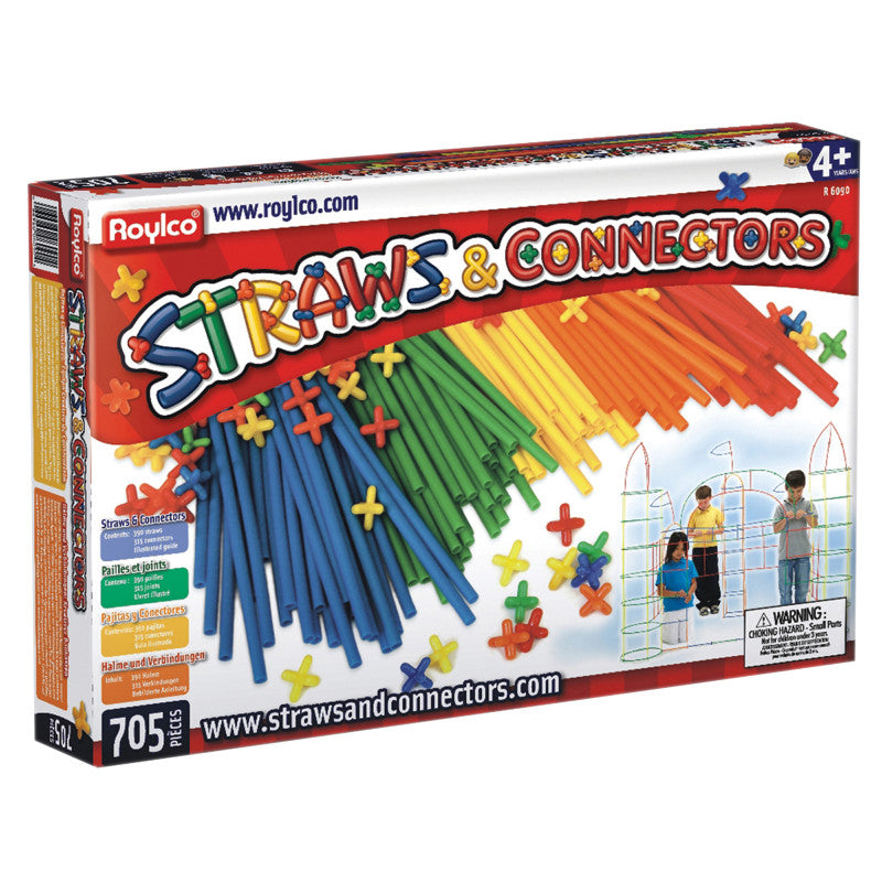 ROYLCO - Straws & Connectors Set, 705 Pieces