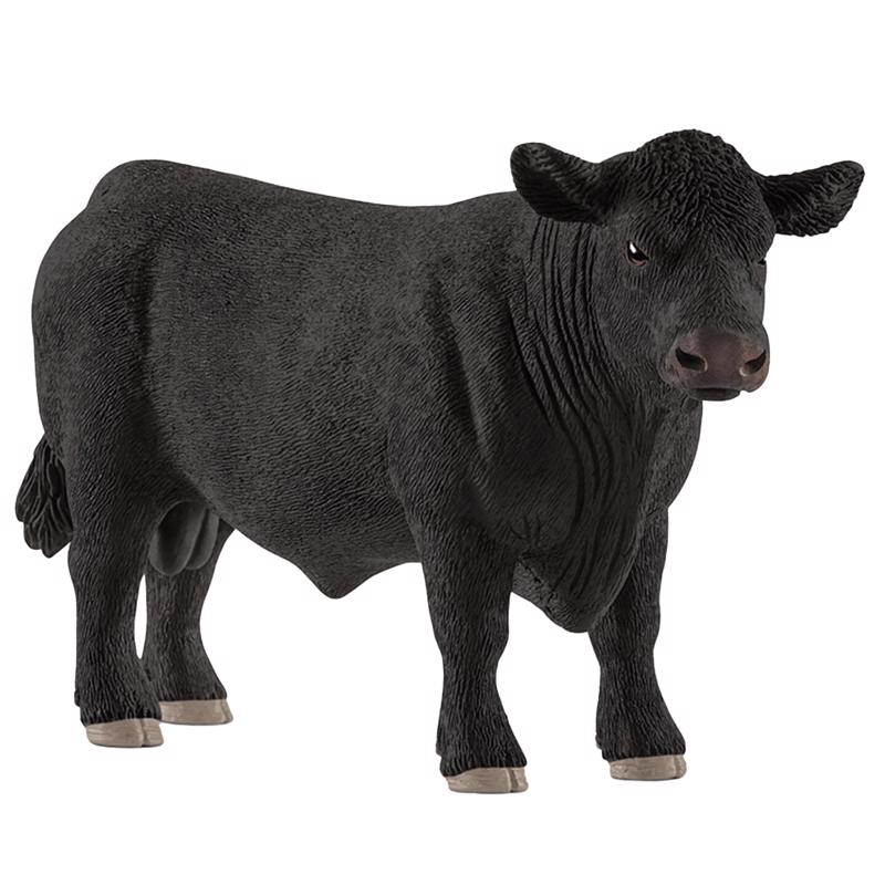 SCHLEICH - Schleich Farm World Angus Bull Toy Plastic Black - Case of 5