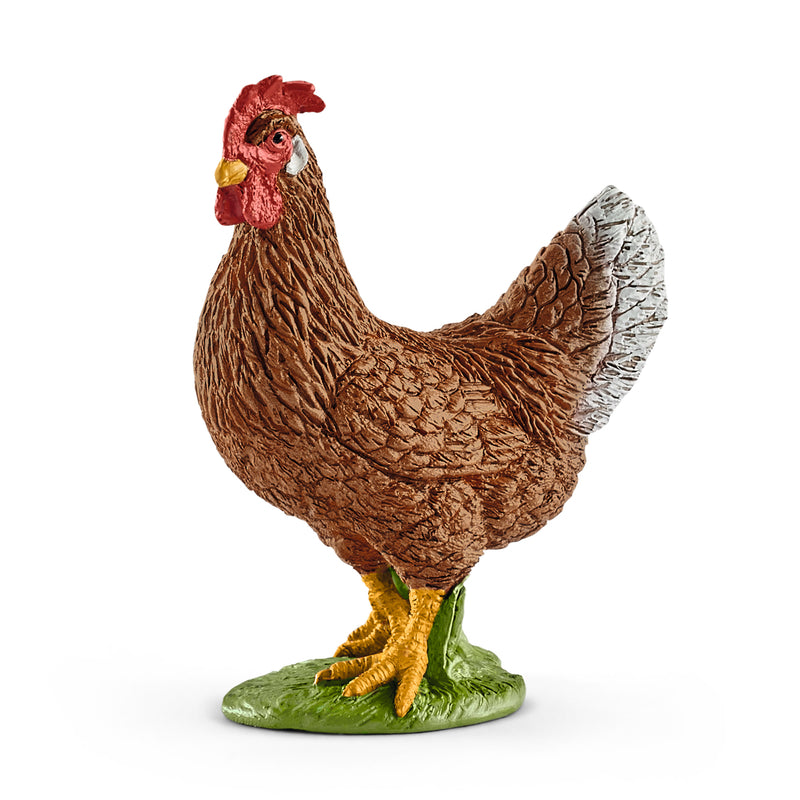 SCHLEICH - Schleich Farm World Hen Toy Brown - Case of 5