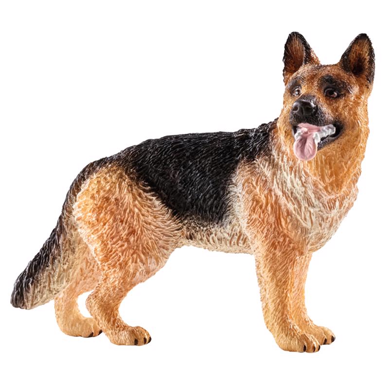 SCHLEICH - Schleich Farm World German Shepherd Dog Toy Plastic Black/Brown - Case of 5