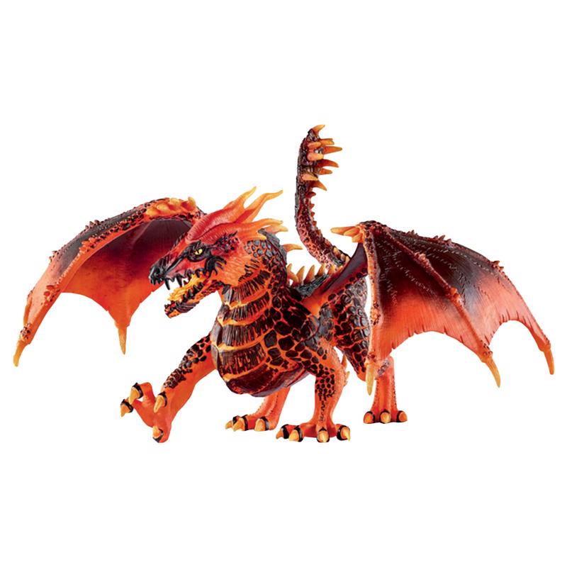 SCHLEICH - Schleich Eldrador Lava Dragon Toy Plastic Multicolored - Case of 2