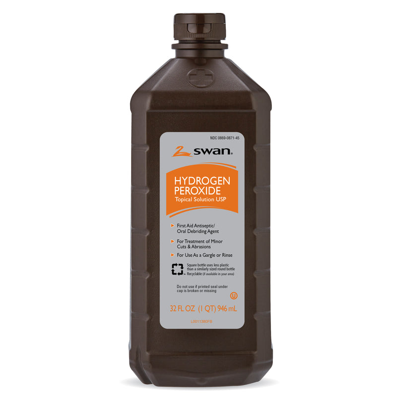 SWAN - Swan Clear Hydrogen Peroxide 32 oz - Case of 12