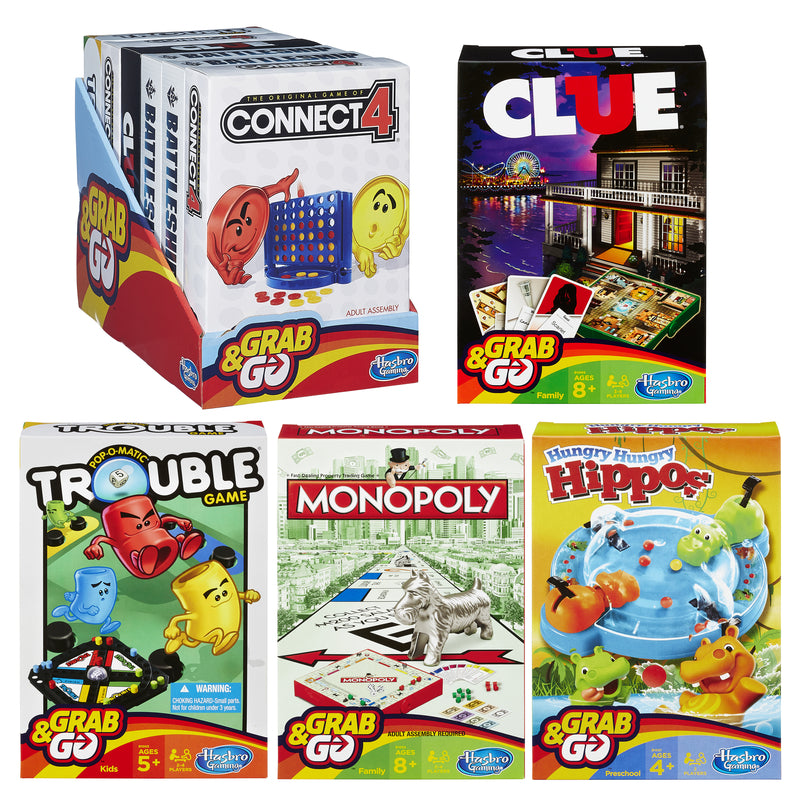 HASBRO - Hasbro Grab & Go Games - Case of 6