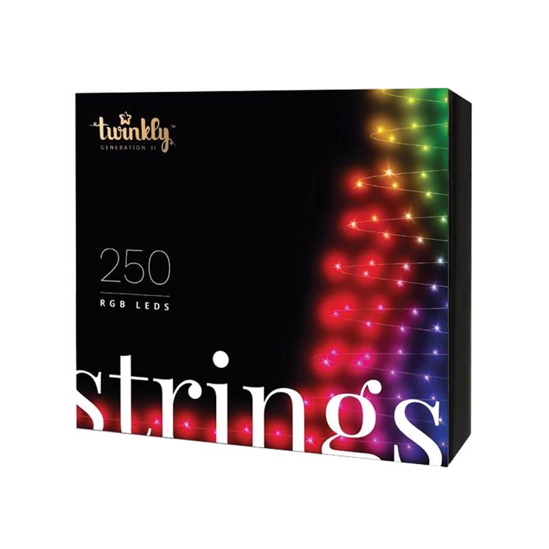 TWINKLY - Twinkly LED Micro/5mm Multicolored 250 ct String Christmas Lights 65.5 ft.
