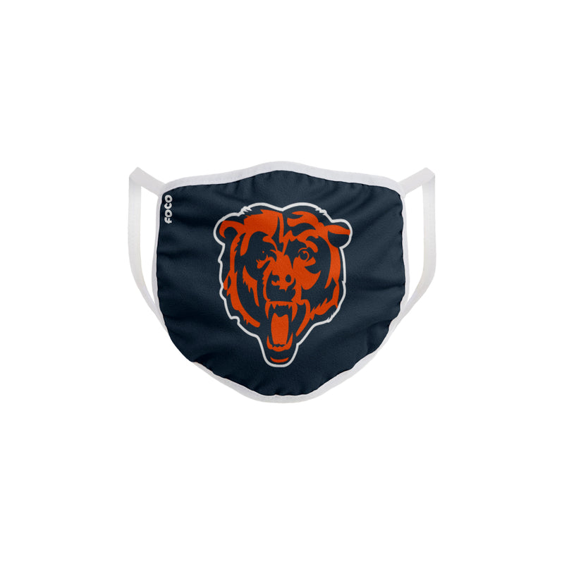 FOCO - FOCO Household Multi-Purpose Chicago Bears Face Mask Multicolored 1 pk