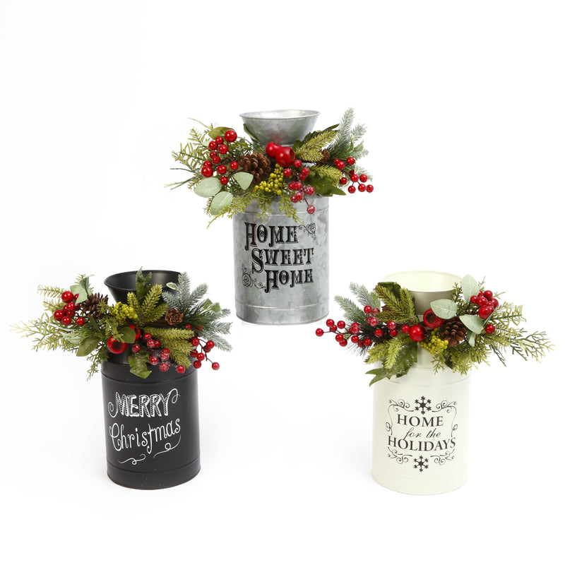 GERSON - Gerson Assorted Indoor Christmas Decor 12.2 in. - Case of 3