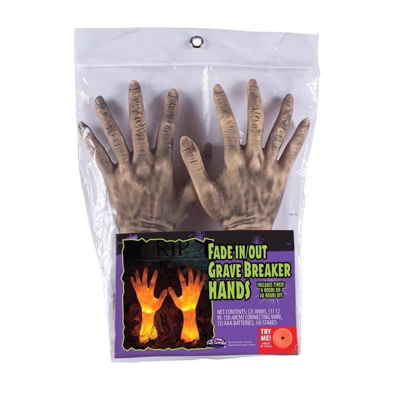 FUN WORLD - Fun World Grave Breaker Arms Halloween Decor