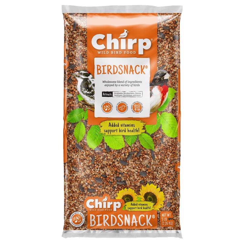 CHIRP - Chirp Birdsnack Wild Bird Sunflower Seeds Wild Bird Food 5 lb