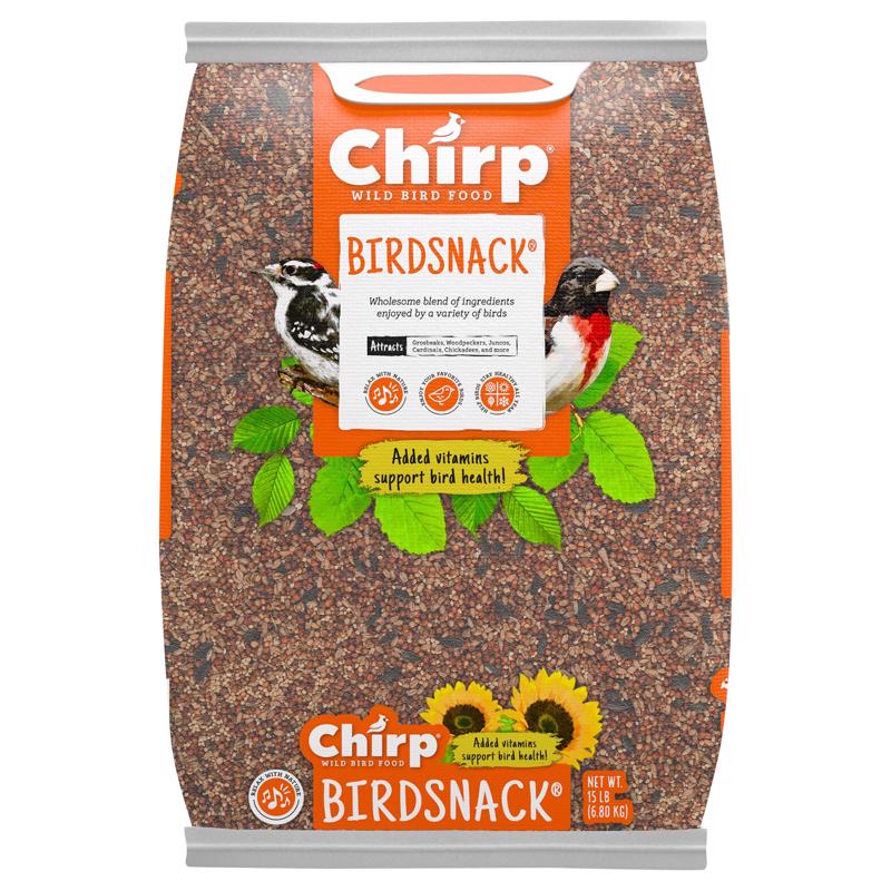 CHIRP - Chirp Birdsnack Wild Bird Sunflower Seeds Wild Bird Food 15 lb