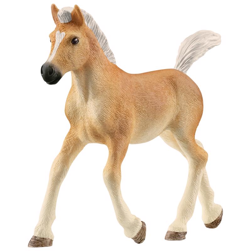 SCHLEICH - Schleich Haflinger Horse Foal Figurine Snow White 1 pc - Case of 5