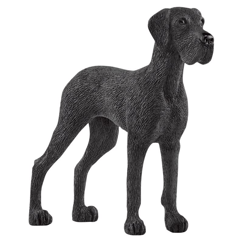 SCHLEICH - Schleich Great Dane Dog Figurine Black 1 pc - Case of 5