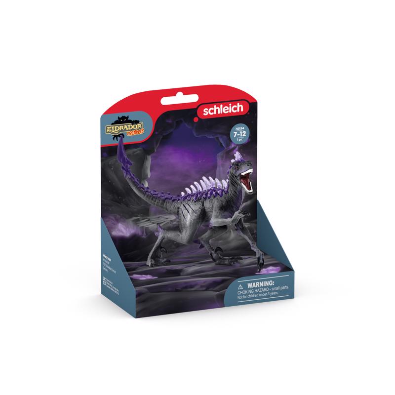 SCHLEICH - Schleich Eldrador Shadow Raptor Figurine Black/Purple 1 pc - Case of 3