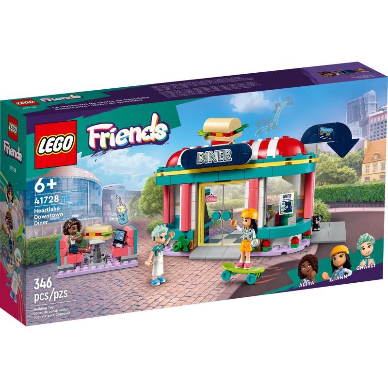 LEGO - LEGO Friends Heartlake Downtown Diner Building Toy ABS/Polycarbonate Multicolored 346 pc