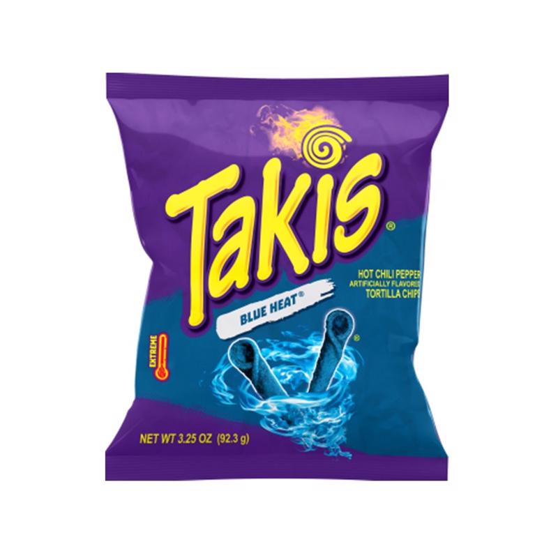 TAKIS - Takis Blue Heat Tortilla Chips 3.25 oz Bagged - Case of 6