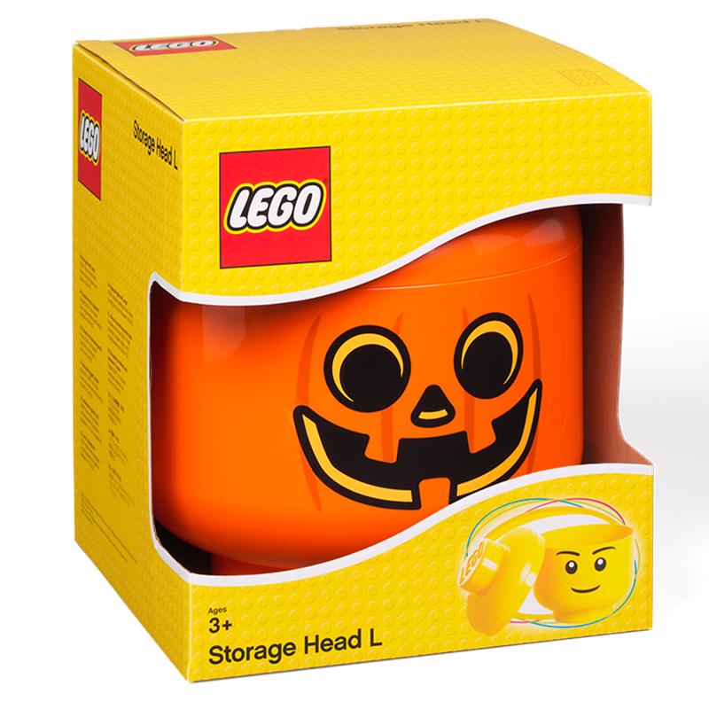 LEGO - LEGO Pumpkin Storage Head Plastic Orange 1 pc