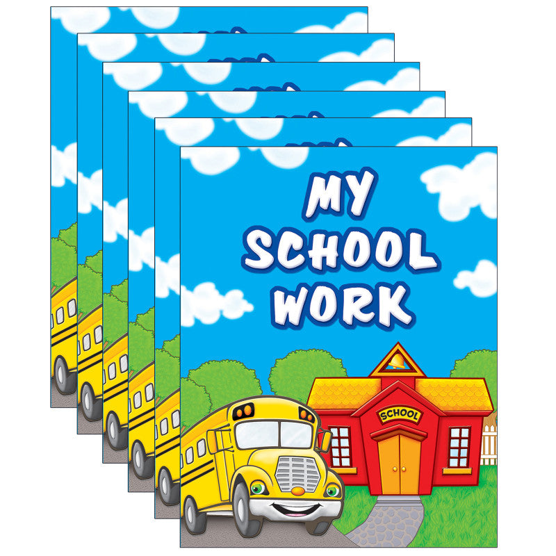 TEACHER CREATED RESOURCES - My School Work Pocket Folder, Pack of 6