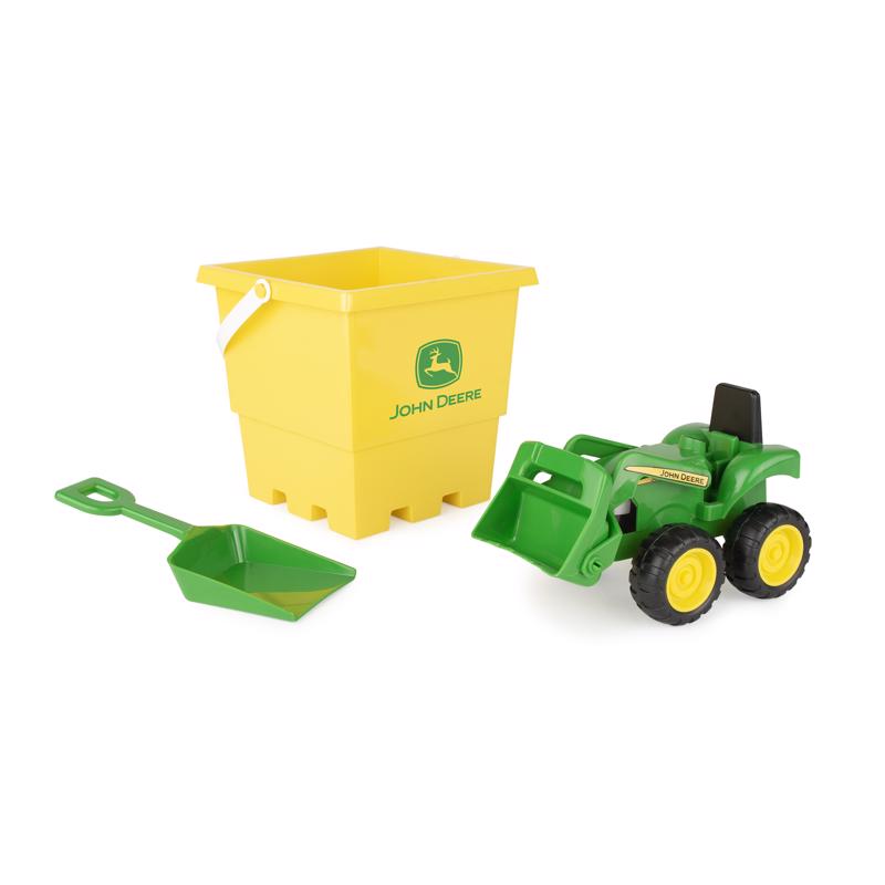 TOMY - TOMY John Deere Farm Sandbox Set Green/Yellow 3 pc