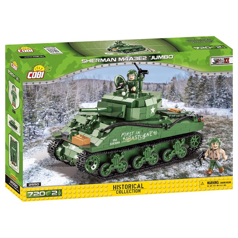 COBI - COBI Sherman M4A3E2 Block Set Green 720 pc