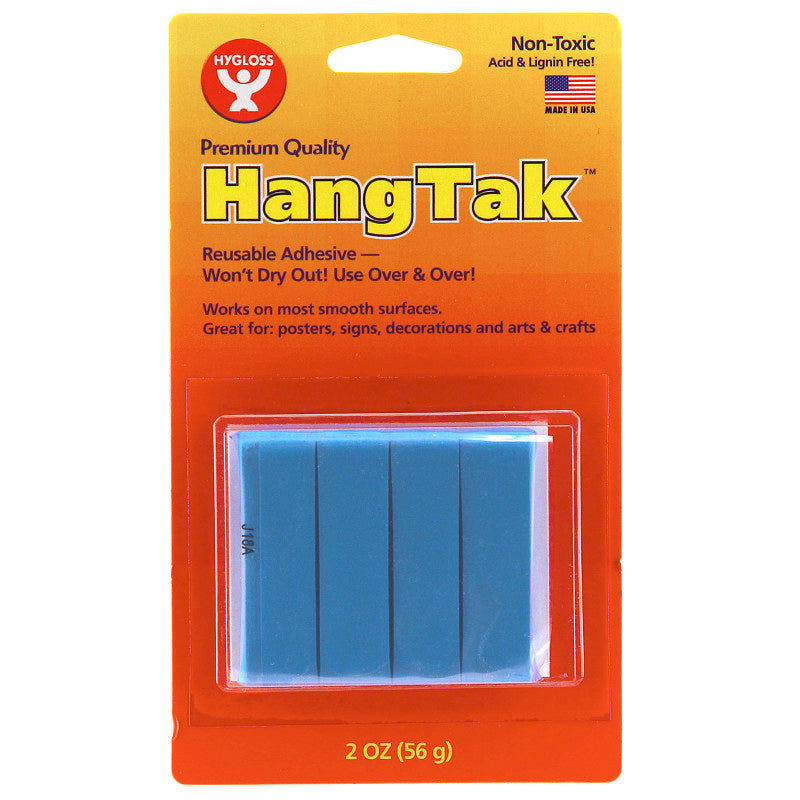 HangTak™ Reusable Adhesive, Blue, 2 oz.