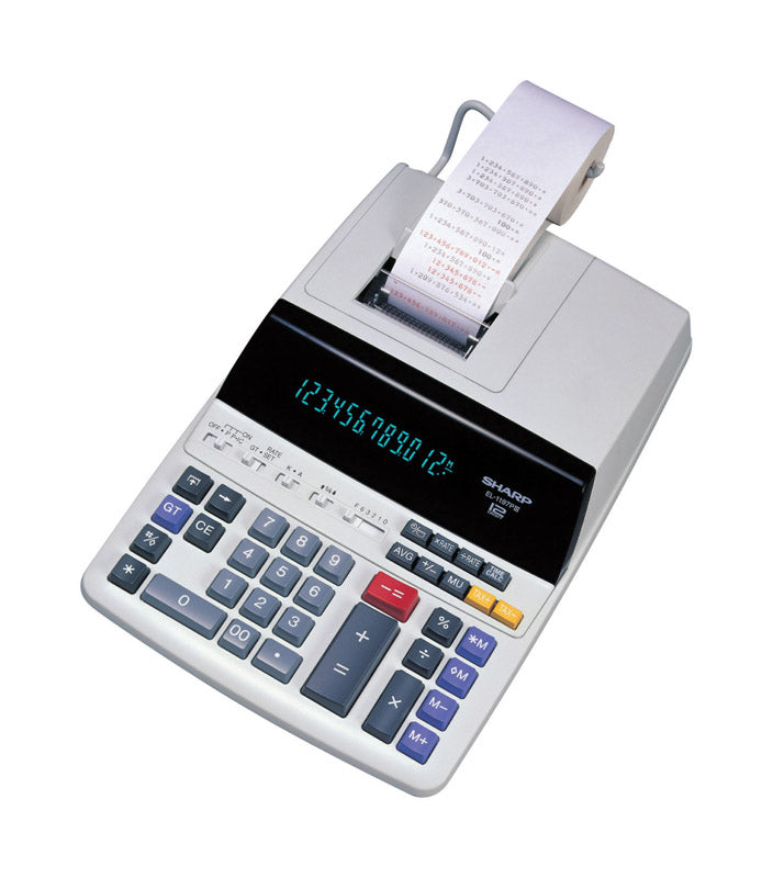SHARP - Sharp Off-White 12 digit Calculator