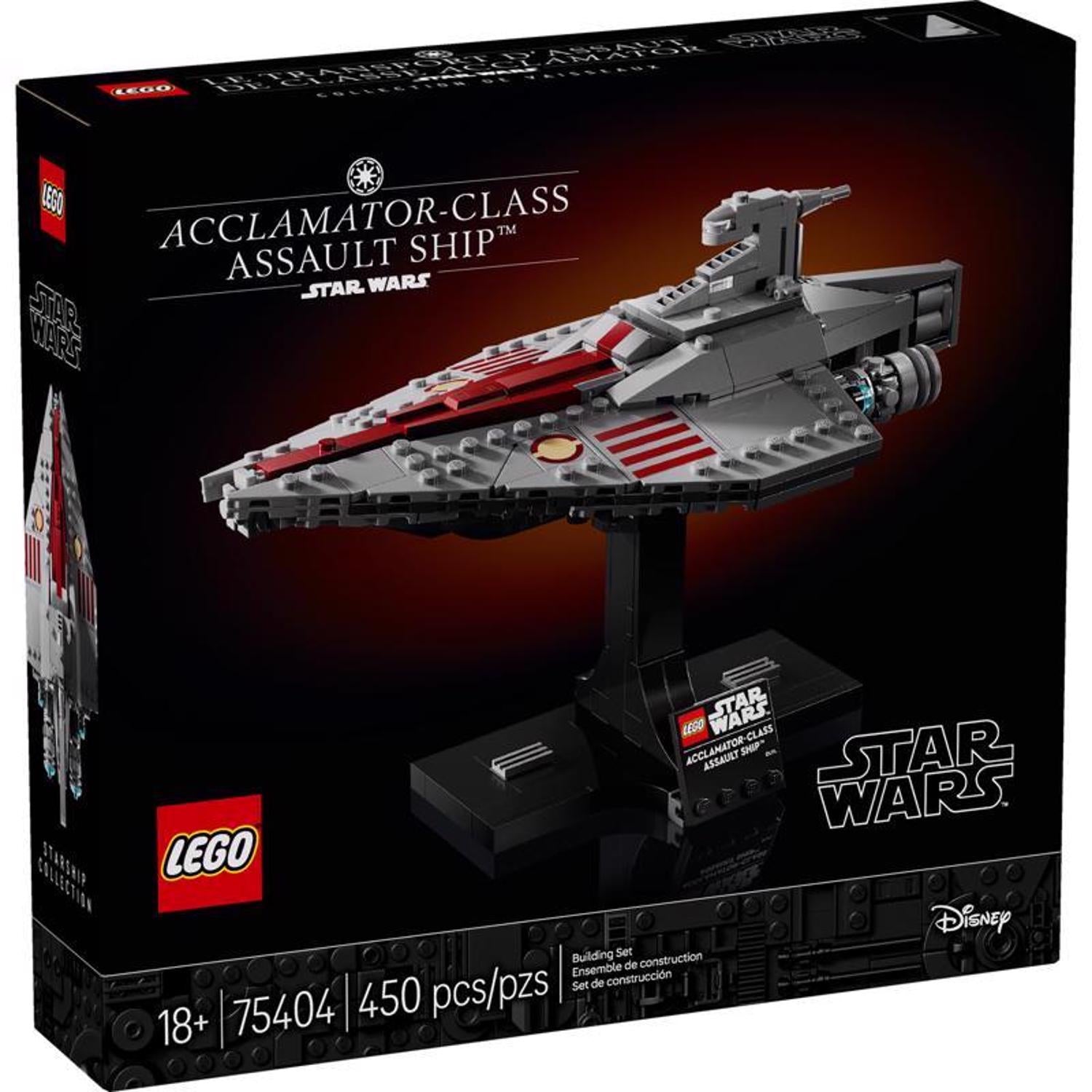 LEGO Star Wars Acclamator-Class Assault Ship Building Set Multi 450 pc