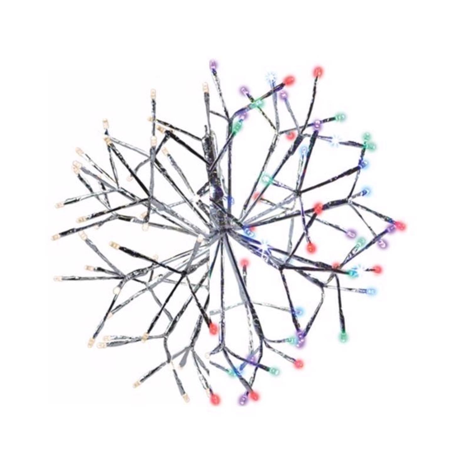 Celebrations LED Multi Shimmering Sphere 12 in. Hanging Decor