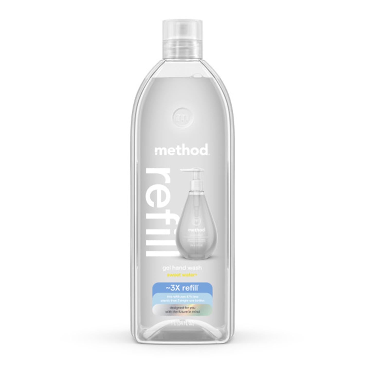Method Sweet Water Scent Gel Hand Wash 34 oz - Case of 4