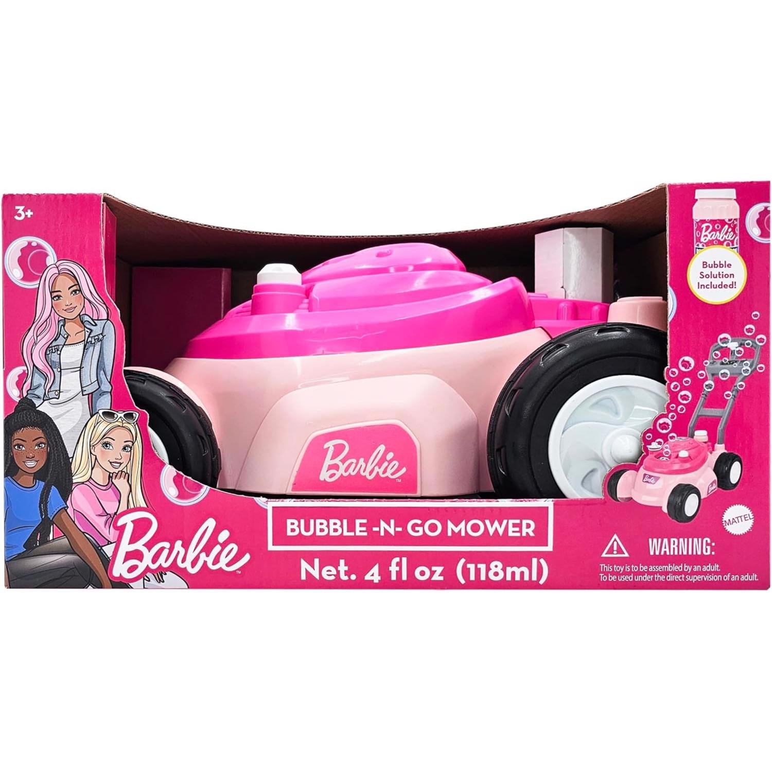 Barbie Barbie Bubble N Go Mower Pink