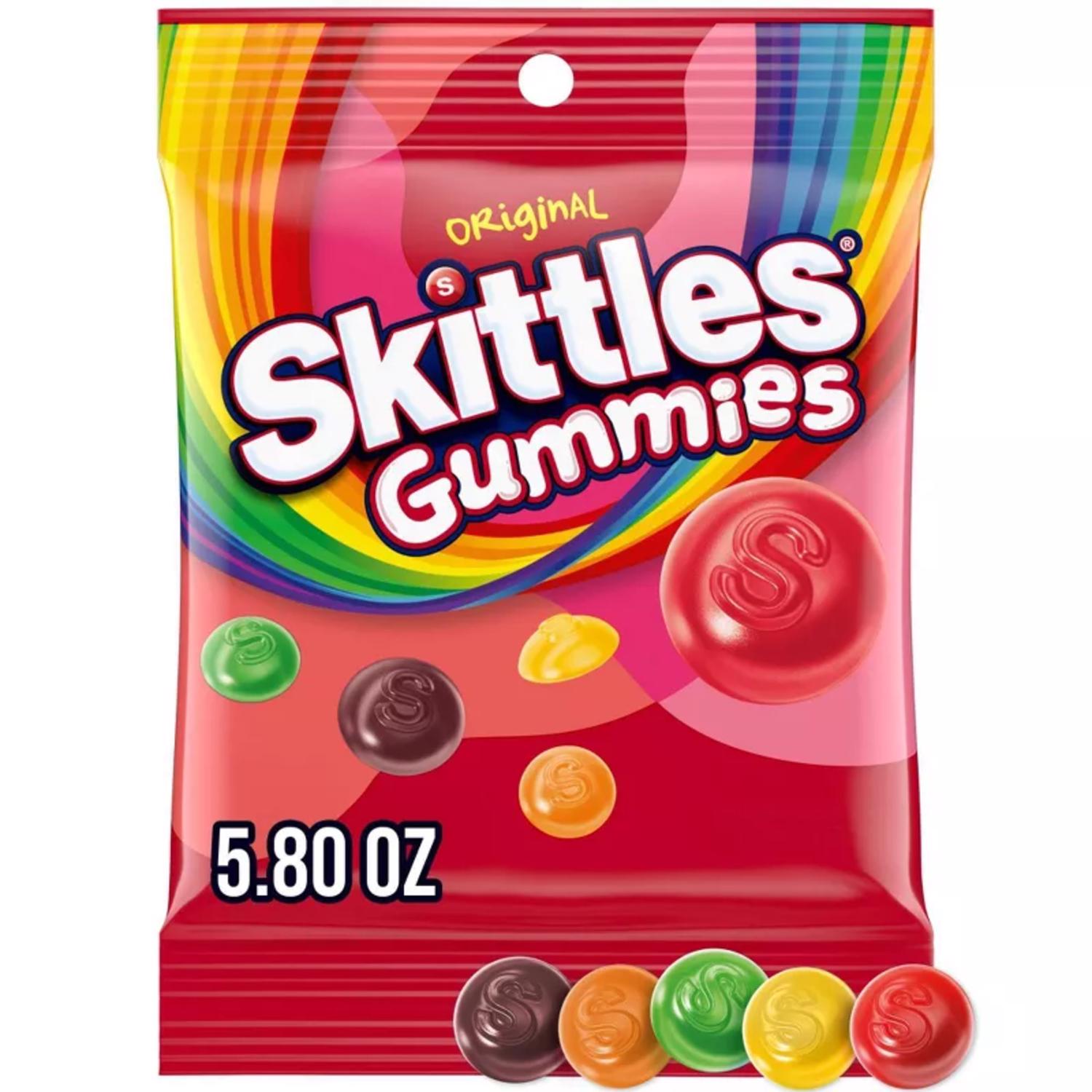 Skittles Gummy Candy 5.8 oz - Case of 12