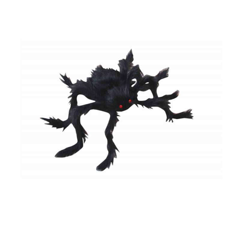 FUN WORLD - Fun World 11 in. Hairy Spider Halloween Decor