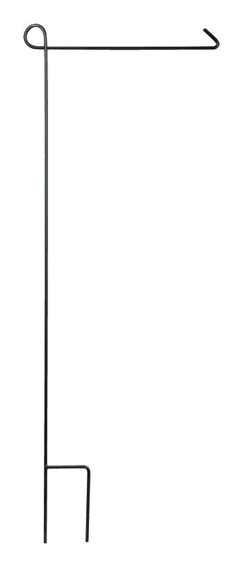 EVERGREEN - Evergreen 44 in. L Metal Garden Flag Stand Matte