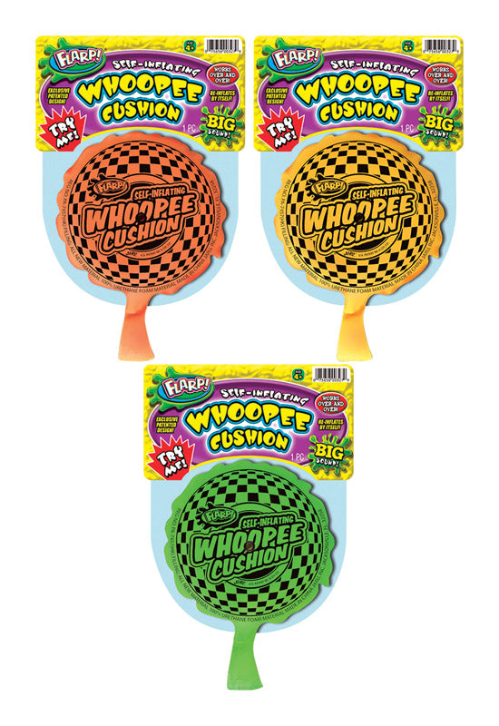 FLARP - Flarp Whoopee Cushion Rubber Assorted 1 pc - Case of 12
