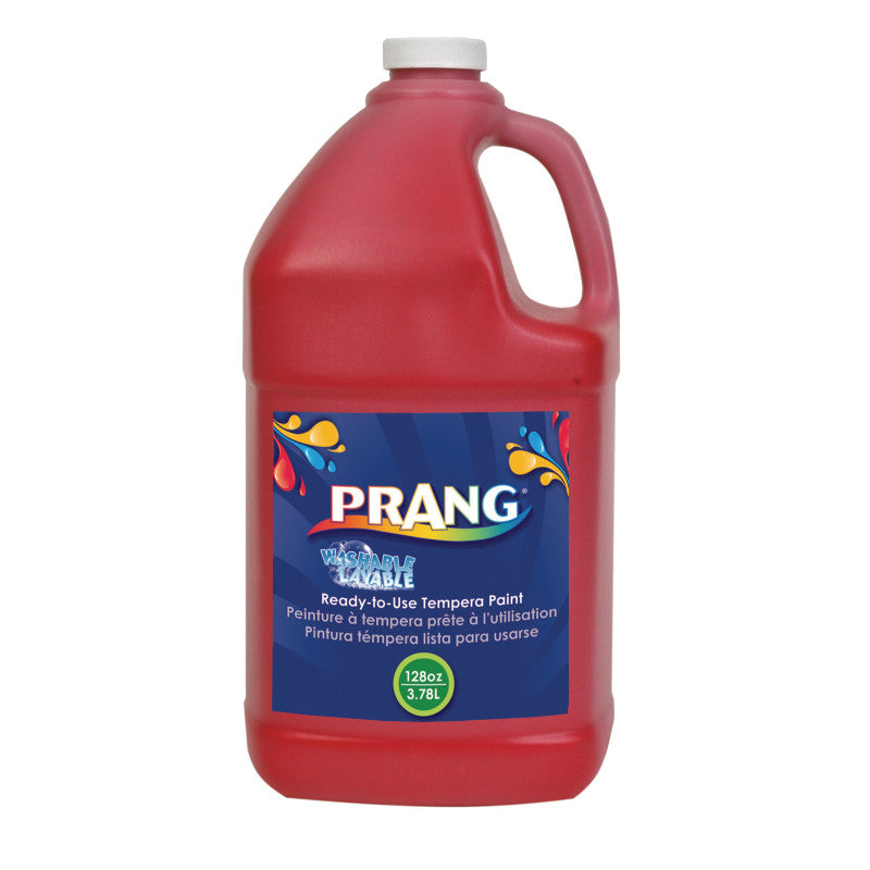 PRANG - Washable Tempera Paint, Red, 1 Gal