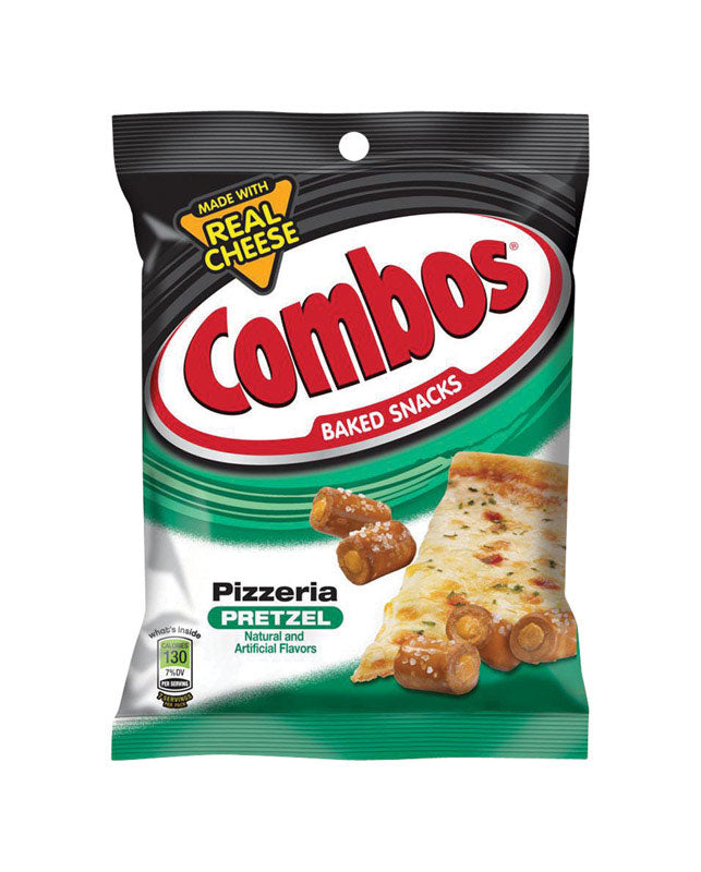 COMBOS - Combos Baked Snacks Pizzeria Filled Pretzels 6.3 oz Pegged - Case of 12