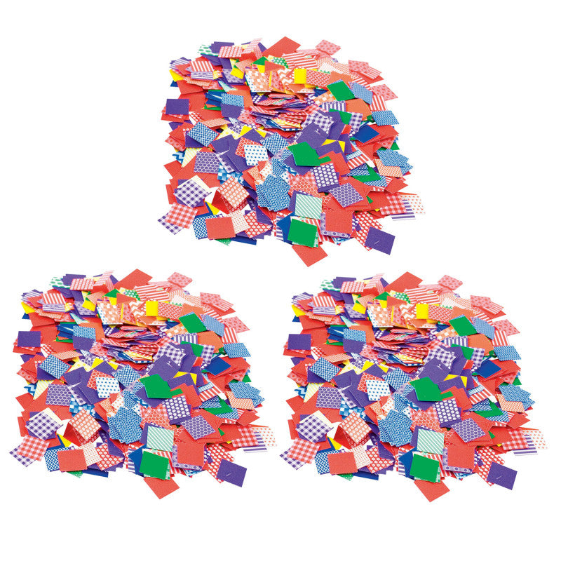 ROYLCO - Petit Pattern Mosaics, 0.75", 2000 Per Pack, 3 Packs