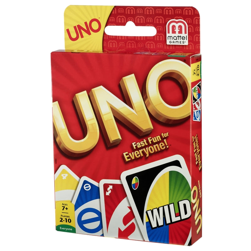 UNO - UNO Card Game Plastic Multicolored