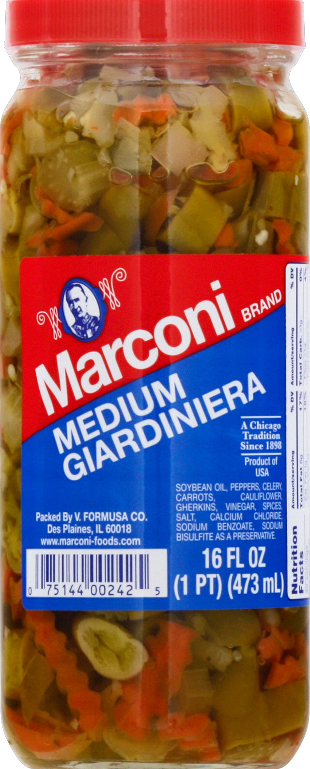 Marconi Giardiniera 16 oz - Case of 12
