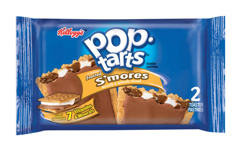 POP-TARTS - Pop-Tarts Frosted S'mores Toaster Pastries 3.67 oz Pouch - Case of 6