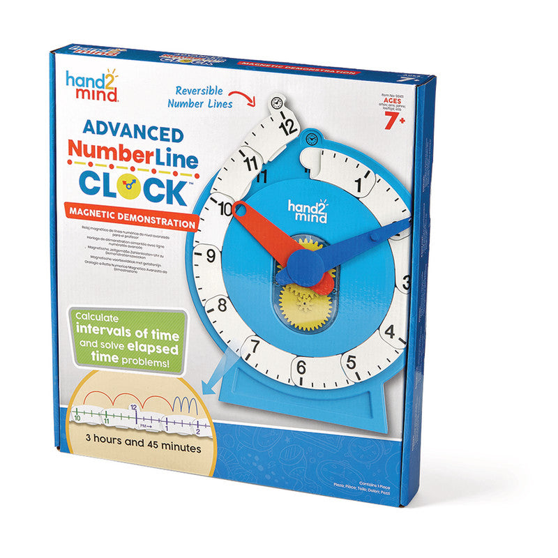 HAND2MIND - Magnetic Demonstration Advanced NumberLine Clock