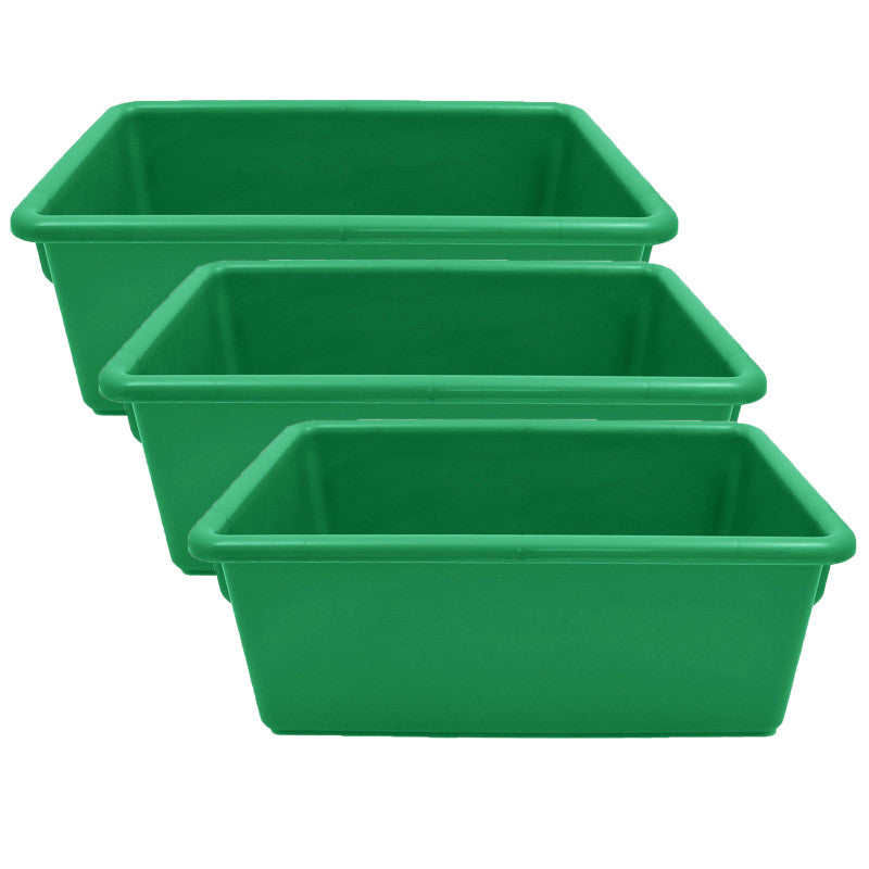 JONTI-CRAFT - Cubbie Tray, Green, Pack of 3