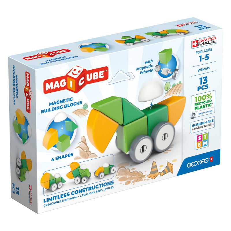 GEOMAG - Magicubes Shapes Recycled, 13 Pieces