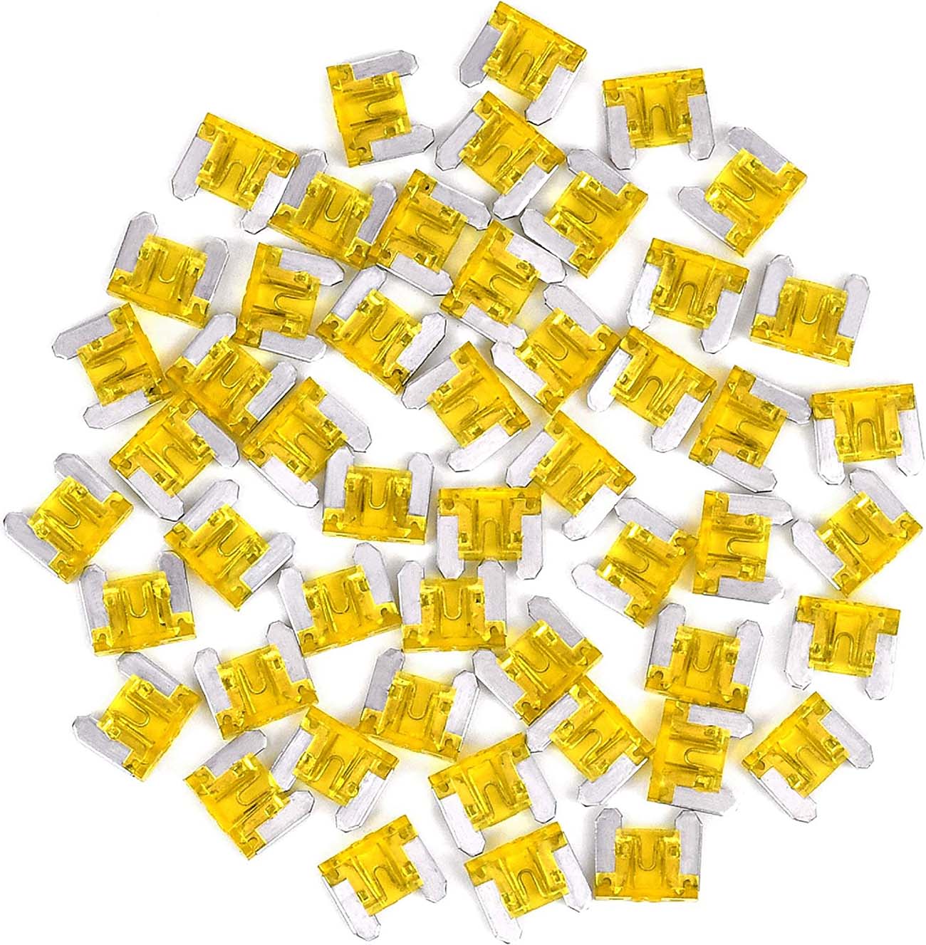 Audiopipe 20A Low Profile Mini Fuse 25 Pack