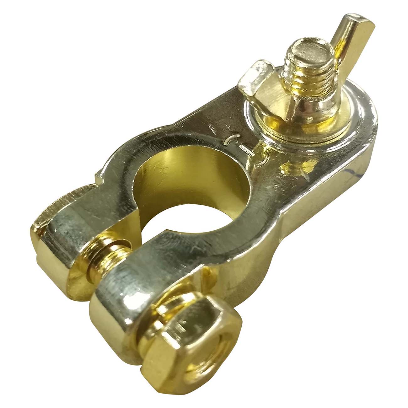 BATTERY TERMINAL AUDIOPIPE NEGATIVE; GOLD PLATED