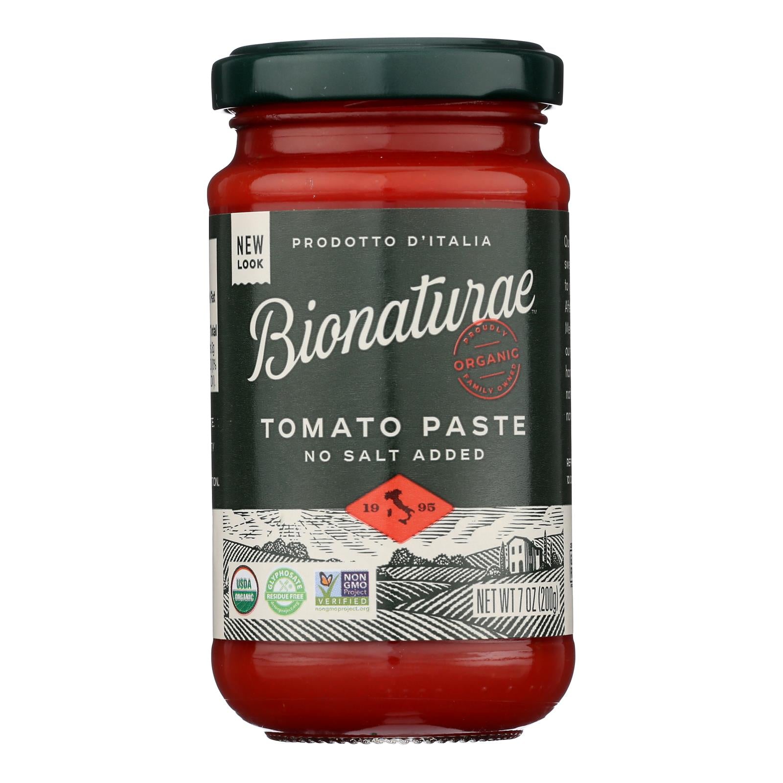 Bionaturae Tomato Paste - Organic - 7 oz - case of 12