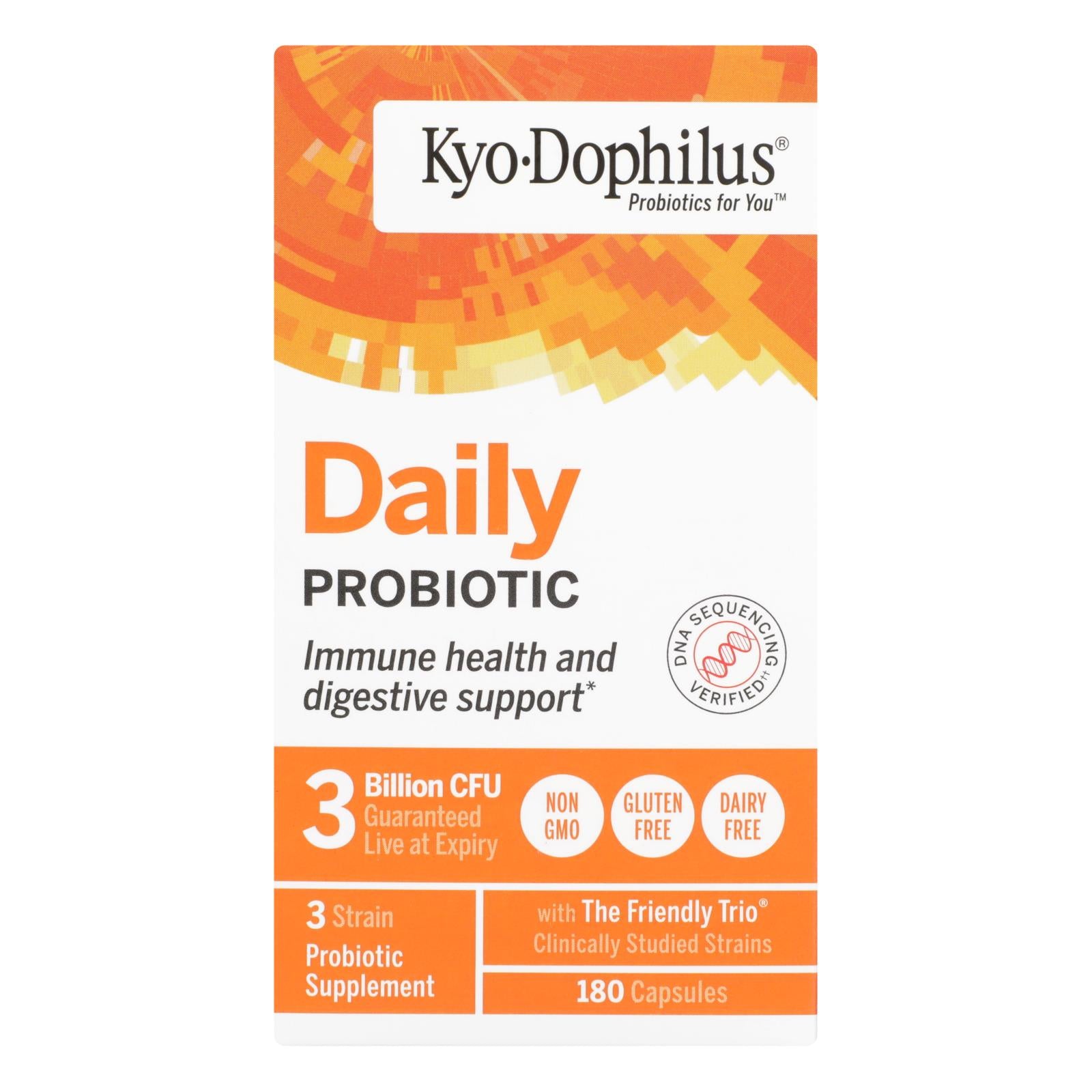 Kyolic - Kyo-Dophilus Digestion and Immune Health - 180 Capsules